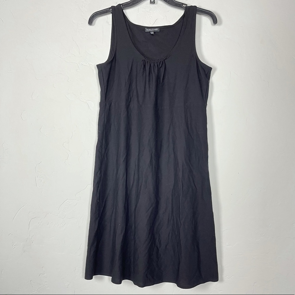 Eileen Fisher‎ Dress Sleeveless Sundress Black